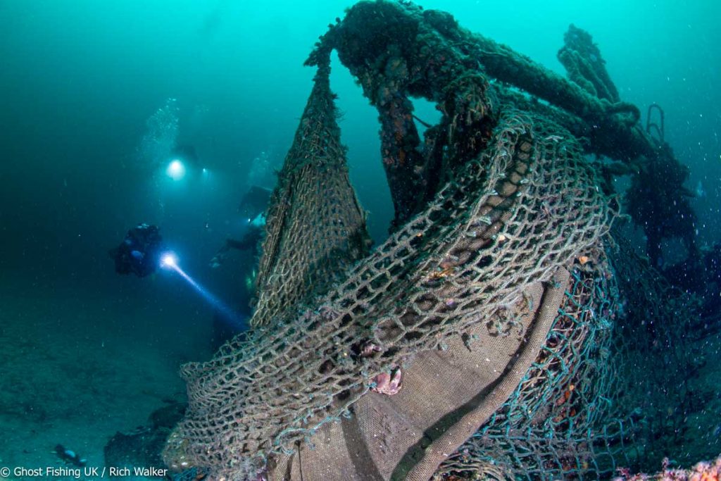 Read more about the article Divers recover 1500 kilograms of lost fishing gear from Shetland waters: part 1